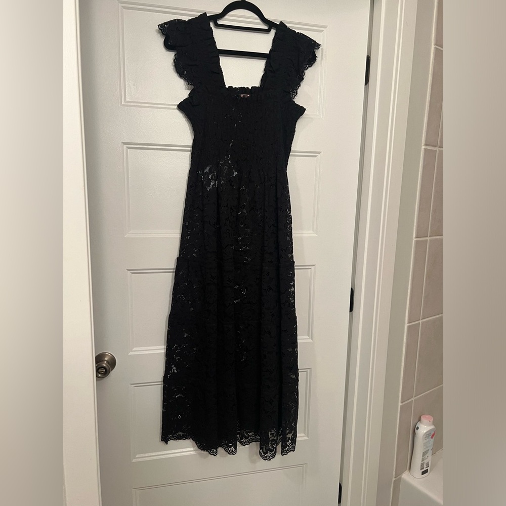 NWT Hill House Ellie Nap Dress Black Lace, 2022 Collector’s Edition, Size M